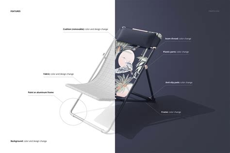 Folding Beach Chair Mockup Set On Behance