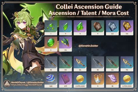 Collei Set Build Capacit S Stats Guide Genshin Impact