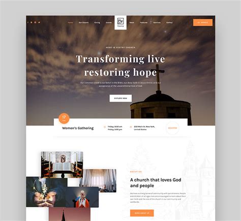 Finest Wordpress Church Templates Free Premium Handla It