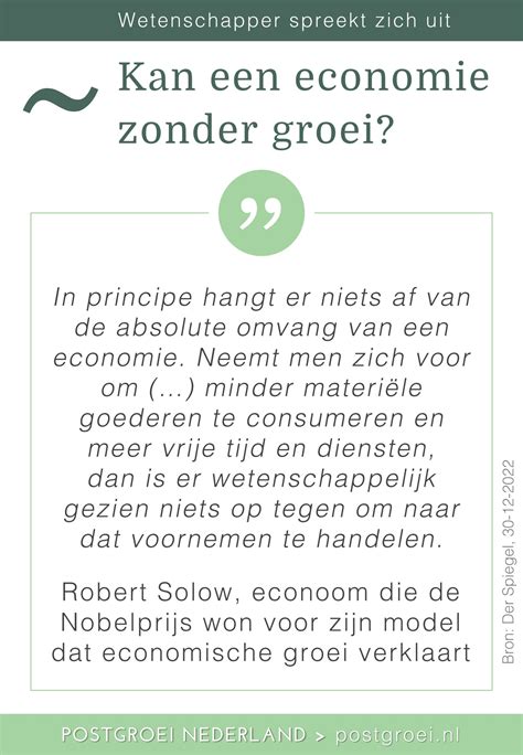 Stort Een Economie Zonder Groei In Postgroei Nederland