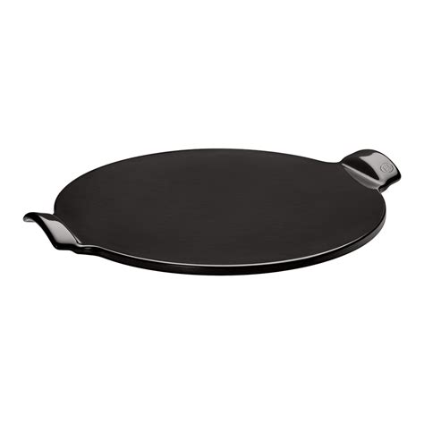 Pizza Tray Ceramic 36 5 Cm Charcoal Emile Henry KitchenShop