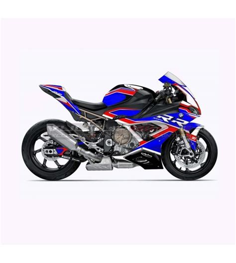 Kit completo de pegatinas básicas azules BMW S1000RR 2019 2022