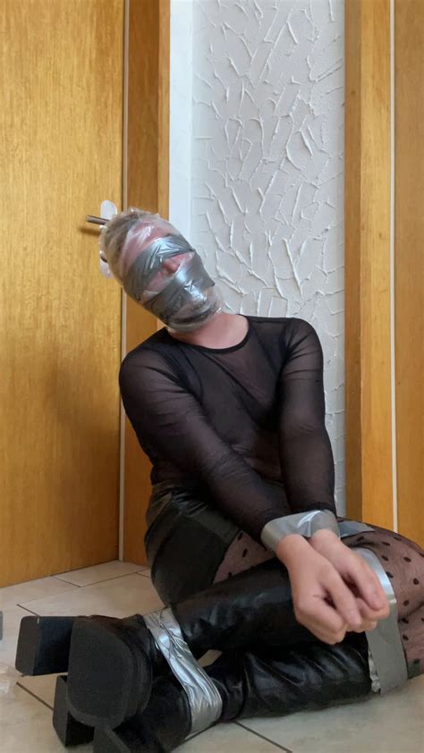Crossdressing Sissy Slut Duct Tape Self Bondage Nude Pics XHamster