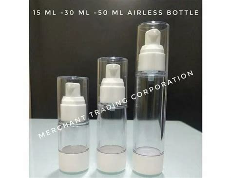 Ml Ml Ml Airless Pump Bottle At Rs Piece Dispenser Bottles