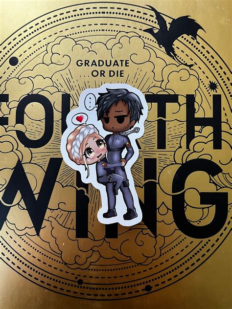 Fourth Wing Stickers Officially Licensed Rebecca Yarros The Empyrean