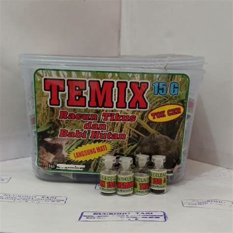 Jual TEMIX 15 G RACUN TIKUS DAN BABI HUTAN Shopee Indonesia