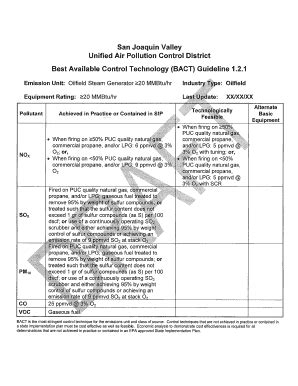 Fillable Online Table Of Contents Of The Current Bact Guidelines Air