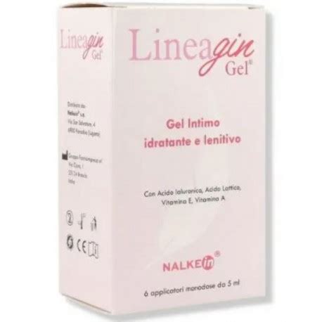 Lineagin Gel Intimo Idratante Lenitivo 6 Applicatori Monodose Da 5 Ml