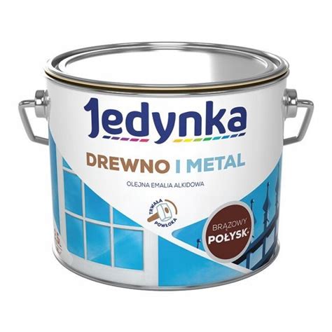 Farba Jedynka Do Drewna I Metalu Br Z Po Ysk L Cena