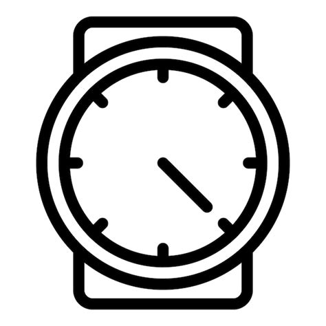 Segundos Icono De Duraci N Contorno Vector Tiempo Reloj Temporizador