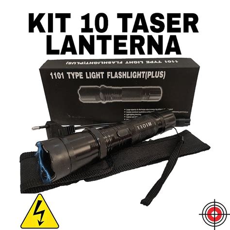 Atacado Kit Lanterna T Tica Taser Forshooter Militar E T Tico