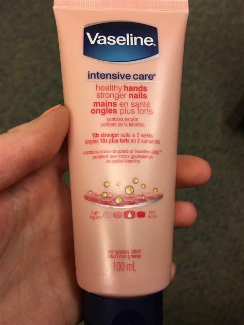 Vaseline Intensive Care Healthy Hands Stronger Nails Conditioning