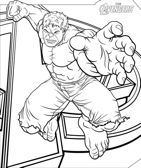 Hulk Coloring Page