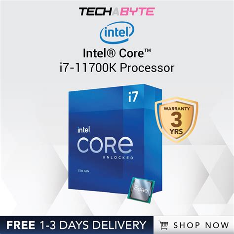 Intel® Core™ I7 11700k 11th Generation Processor Lazada Singapore