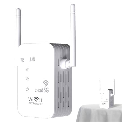 Repetidor WiFi Inalámbrico De Largo Alcance Amplificador De 1200 Mbps