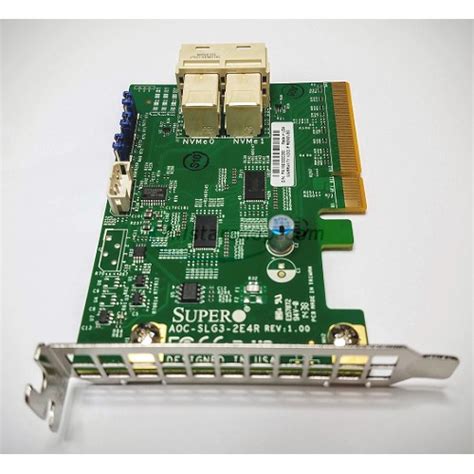 Supermicro AOC-SLG3-2E4R 2x U.2 SFF-8643 NVMe PCIe x8 adapter