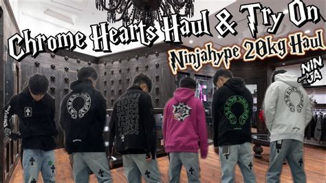 Chrome Hearts 20kg Haul And Try On Ninjahype Review Better Than