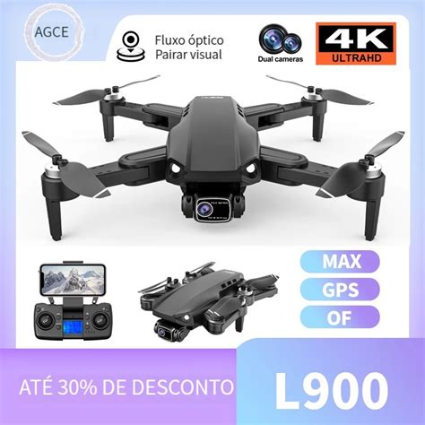 AGCE L900 PRO SE MAX Drone 4K Profissional HD C Mera Dupla 360 Obst