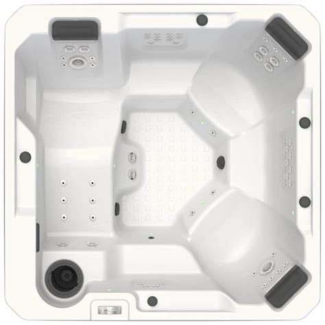 Reviews For Lifesmart Palmetto Person Jet V Acrylic Hot Tub With Lounge Seating Pg