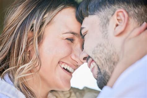 Love Forehead Or Happy Couple On Road Trip In Holiday Vacation Or