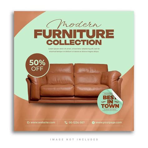 Premium PSD Modern Furniture Sale Instagram Social Media Post Banner