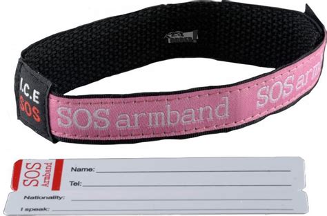 Sos Armband Roze Polsband