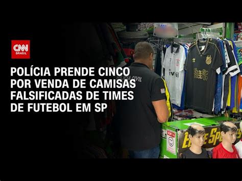 Polícia Prende Cinco Por Venda De Camisas Falsificadas De Times De