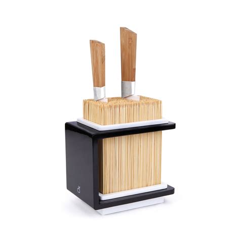 Bamboo Knife Holder // Black - Cookut - Touch of Modern