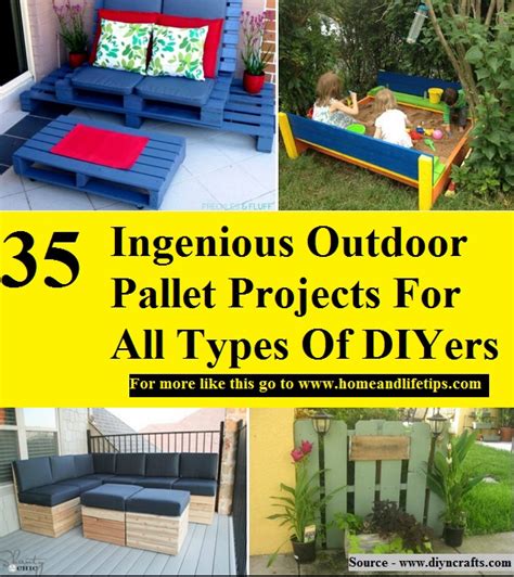 35 Ingenious Outdoor Pallet Projects For All Types Of Diyers Home And Life Tips