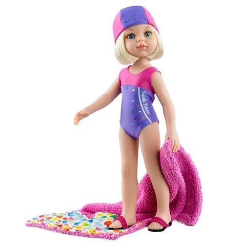 Paola Reina Puppe 32 Cm Las Amigas Claudia Swimmer Dolls And