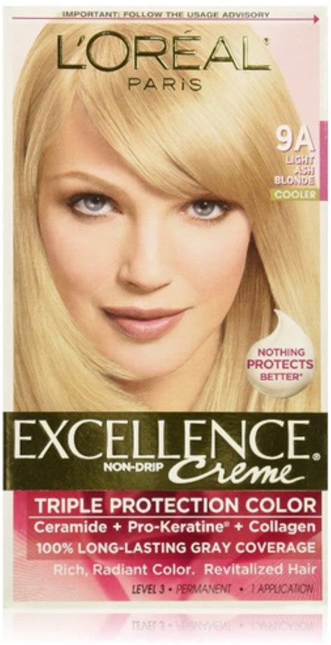 Buy L Oreal Excellence Triple Protection Color Creme Light Ash Blonde Cooler A Pack Of