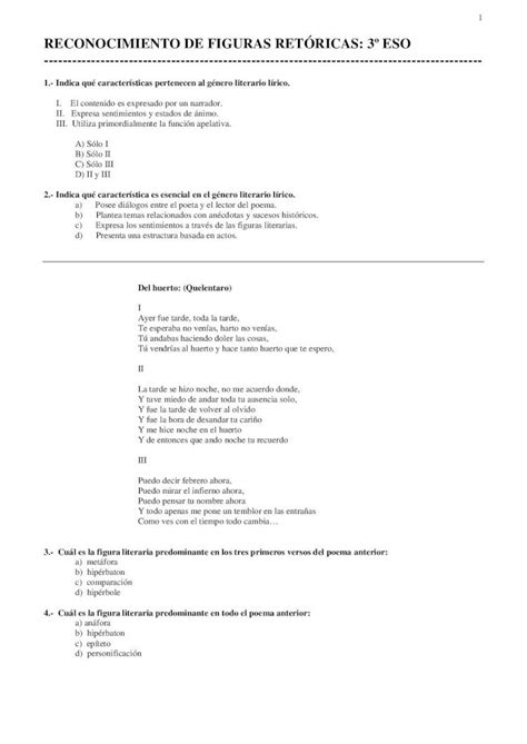 PDF RECONOCIMIENTO DE FIGURAS RETÓRICAS 3º ESO DOKUMEN TIPS