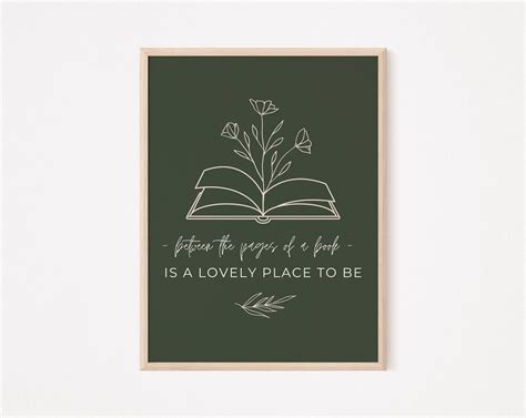 Book Lover Wall Art Digital Download English Teacher Etsy