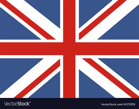 Flag of great britain official uk flag of the Vector Image