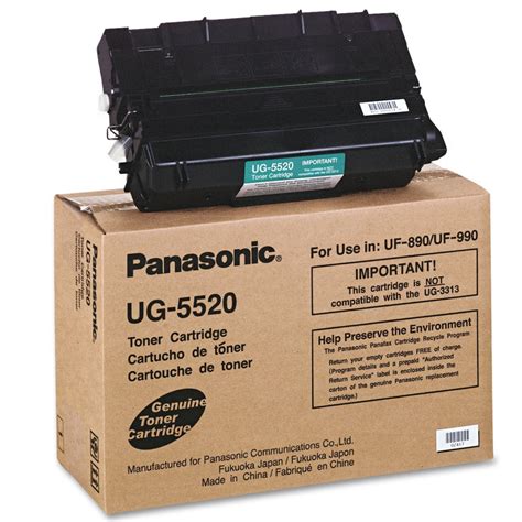 UG 5520 Toner Cartridge Panasonic Genuine OEM Black