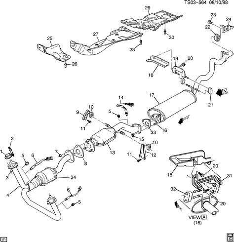 Understanding The 2002 Chevy Blazer Exhaust System A Detailed Diagram