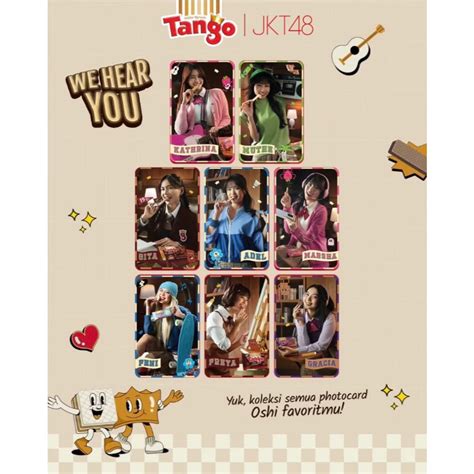 Jual Photocard Tango X Jkt48 2024 Official Photo Card Bisa Di Request