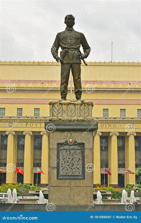 Andres Bonifacio Shrine Monument In Manila, Philippines Editorial Image ...