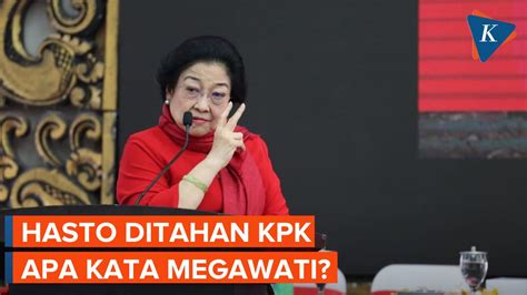 Video Pesan Megawati Usai Hasto Ditahan Kpk