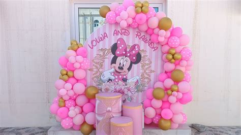 Minnie Mouse Theme Party Arrangement Gp Arts Ideas YouTube