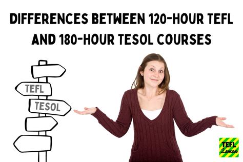 Discover The Differences Between Hour Tefl And Hour Tesol