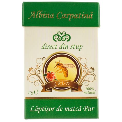 Albina Carpatina Supliment Alimentar Din Laptisor De Matca Crud