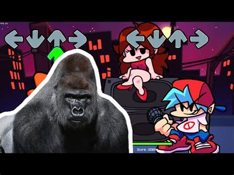 Gorilla Reacts To Friday Night Funkin Gorilla Tag VR YouTube