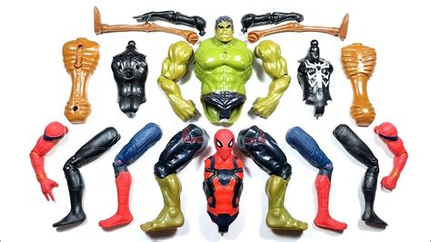 Merakit Mainan Spider Man Hulk Smash Siren Head Dan Miles Morales