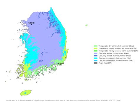 Blue Green Atlas - The Climate of South Korea