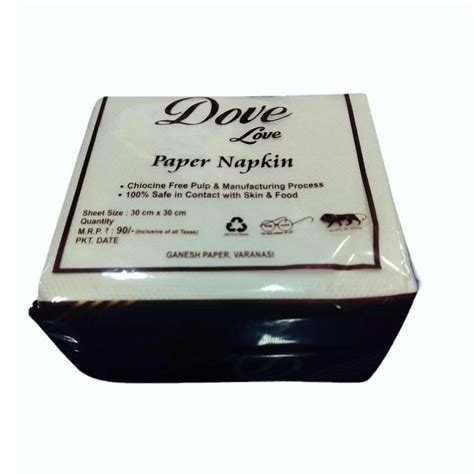 Single Ply Dove Love Hard Napkin X Cm At Rs Pack In Varanasi