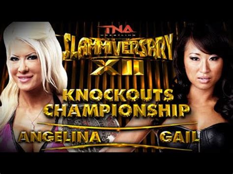 Gail Kim Vs Angelina Love Knockouts Championship Slammiversary