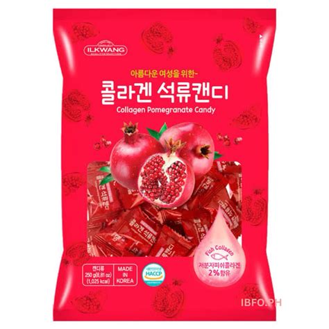 Ilkwang Collagen Pomegranate Candy 250g Shopee Philippines