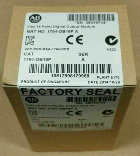 1 PCS New Factory Sealed AB 1794 OB16P SER A Flex 16 Point Digital