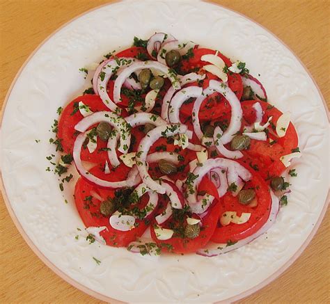 Tomaten Zwiebel Salat Rezept Mit Bild Von Tartuffo Chefkoch De